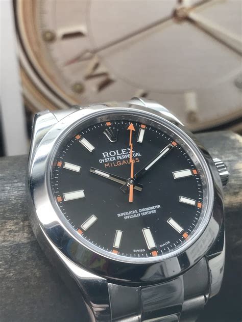 rolex milgauss oyster perpetual black|Rolex Milgauss black price.